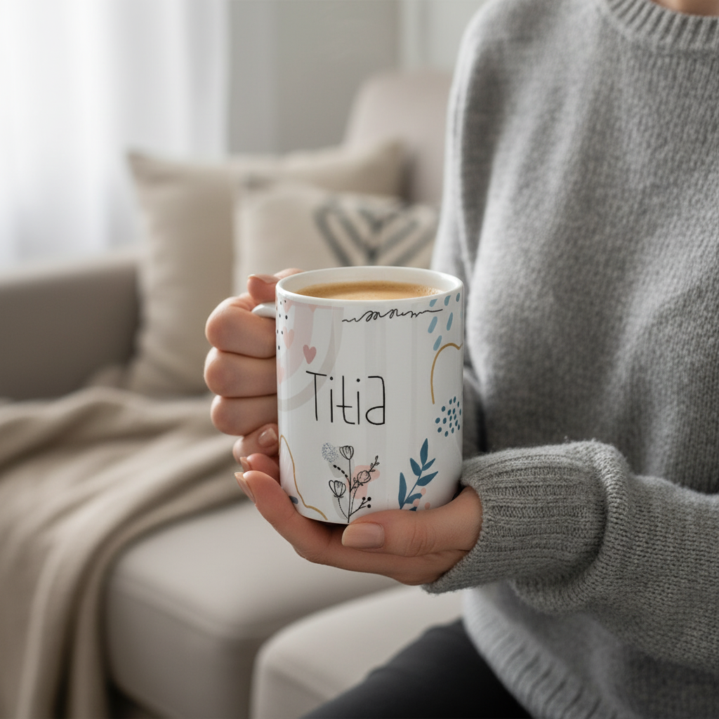 Caneca Presente Feminino Criativo Personalizado para Titia