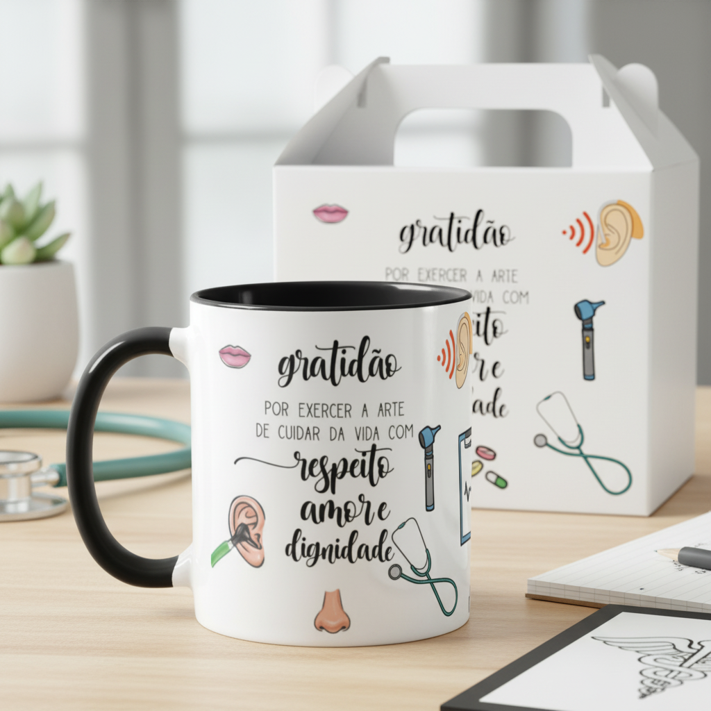 Caneca Presente Médico Medicina Otorrinolaringologia