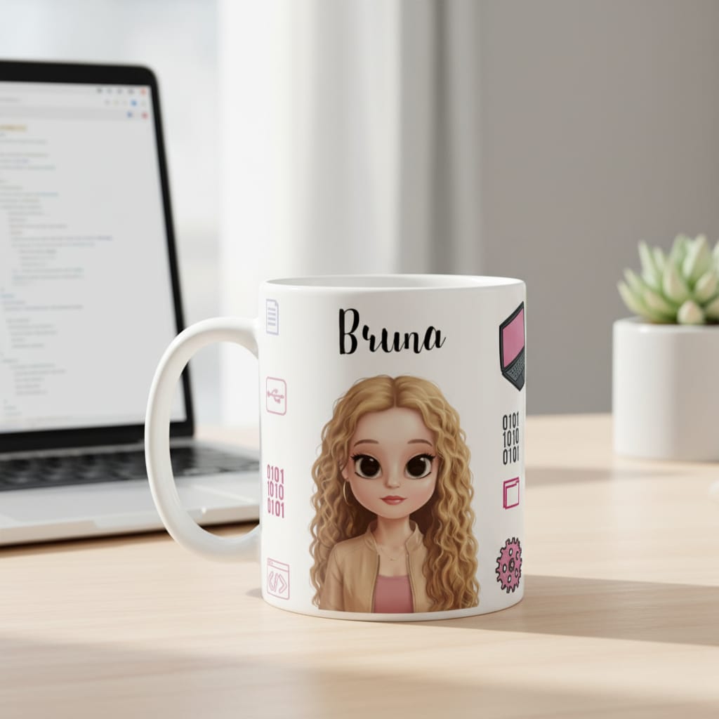 Caneca Presente Mulher Profissional Tecnologia Programadora