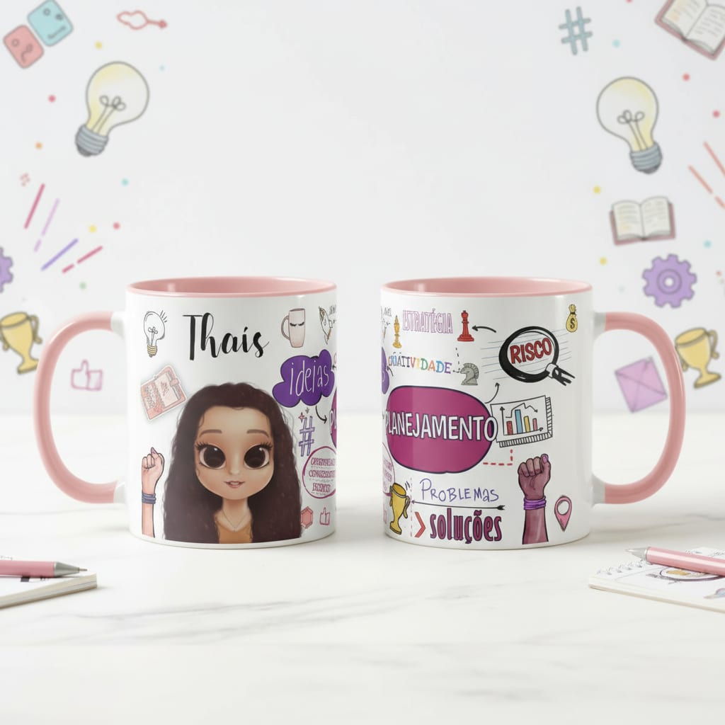 Caneca Presente Mulheres Empreendedoras Empreendedorismo - Profissões (Mulher)