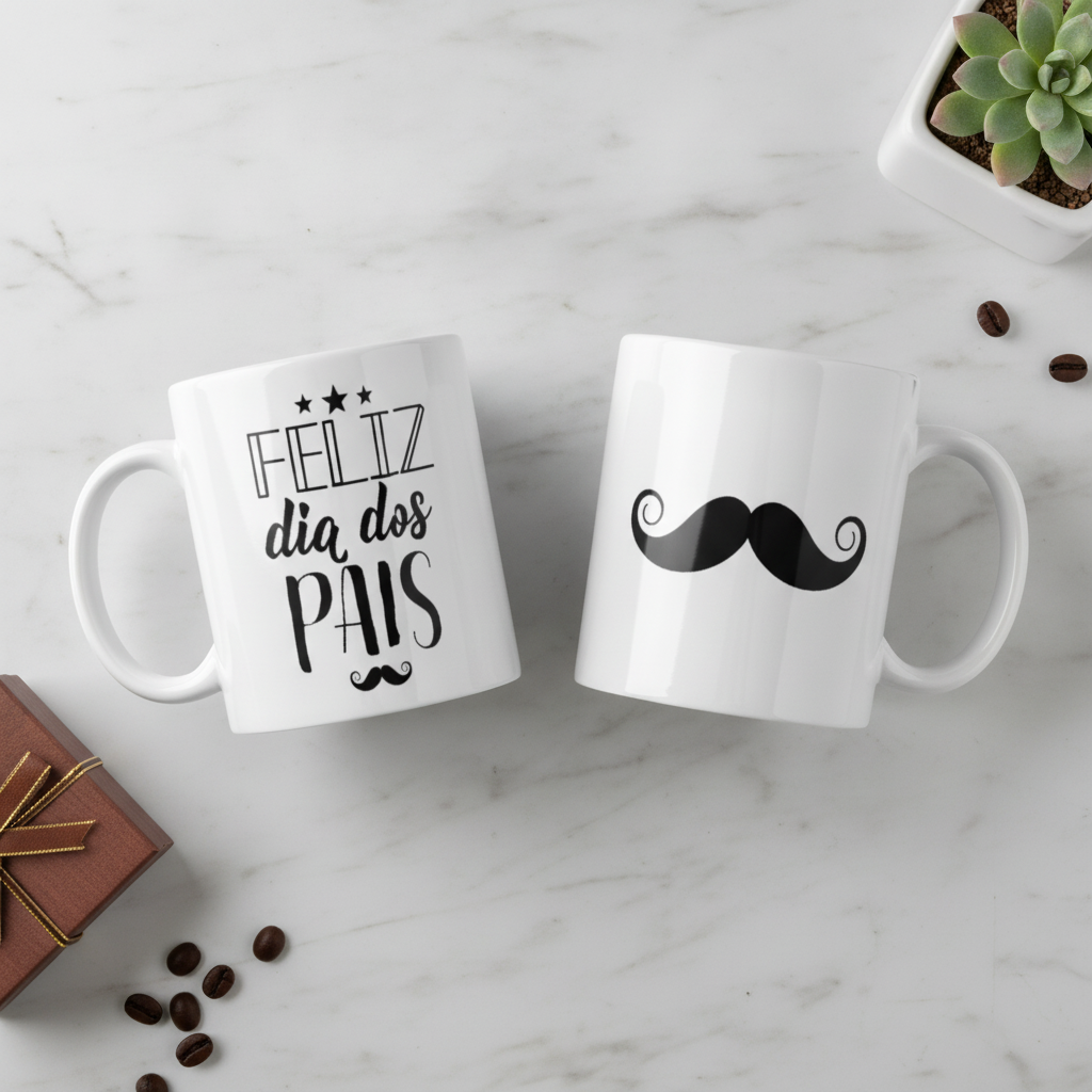 Caneca Presente Para Dia Dos Pais Personalizado Com Frase - Família (Pai)