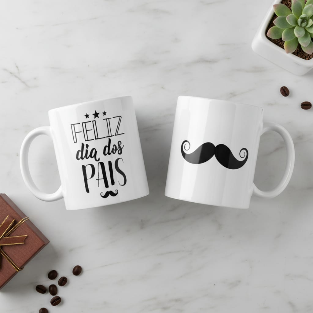 Caneca Presente Para Dia Dos Pais Personalizado Com Frase - Família (Pai)