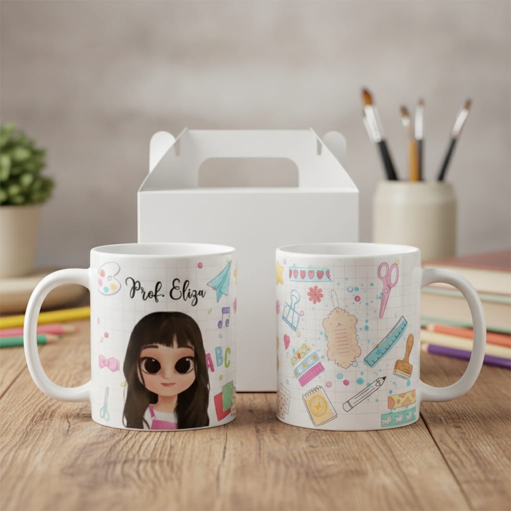Caneca Presente para Professora de Artes Dia dos Professores - Dia dos Professores (Artes Visuais)