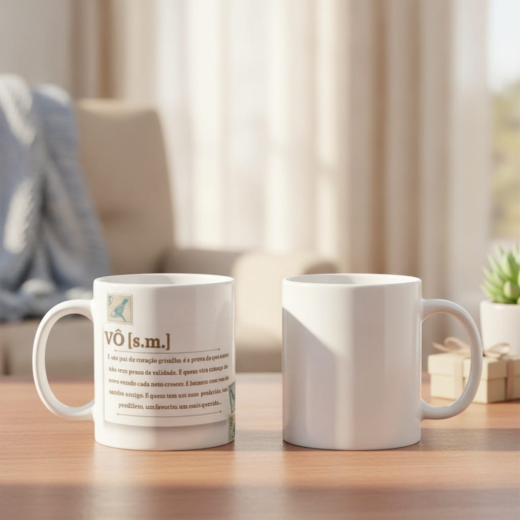Caneca Presente Personalizado Avô Vovô com Significado