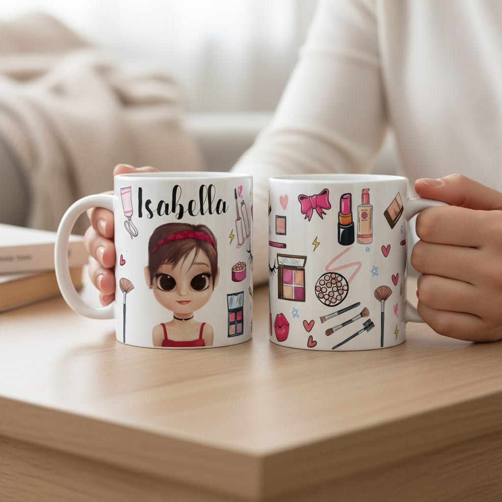Caneca Presente Personalizado Criativo Maquiadora