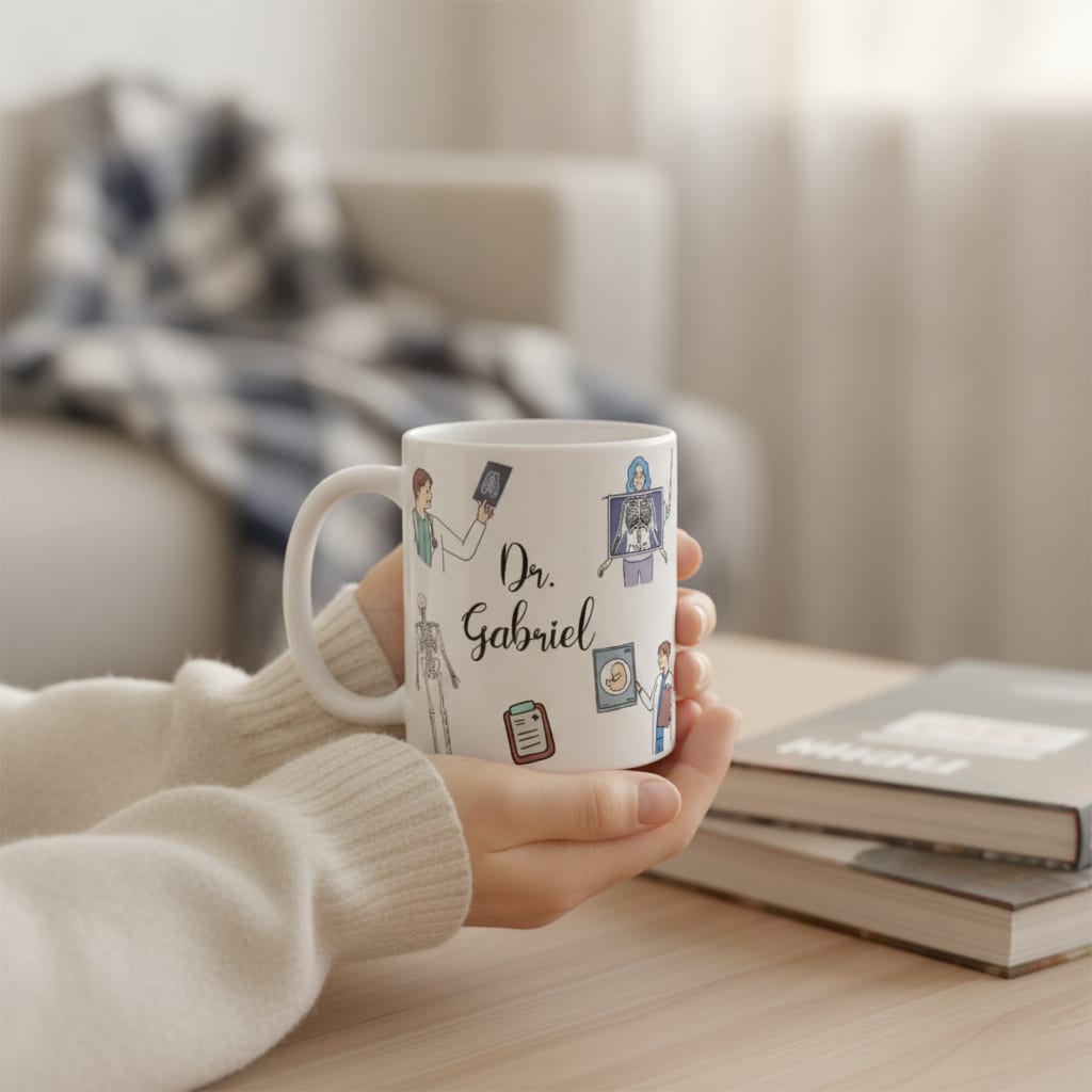 Caneca Presente Personalizado para Médico Radiologista
