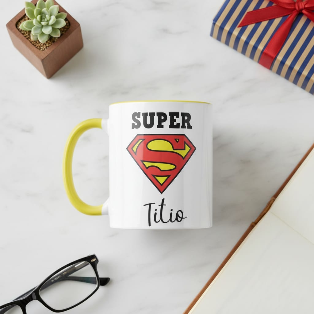 Caneca Presente Personalizado Para Para Tio Super Titio