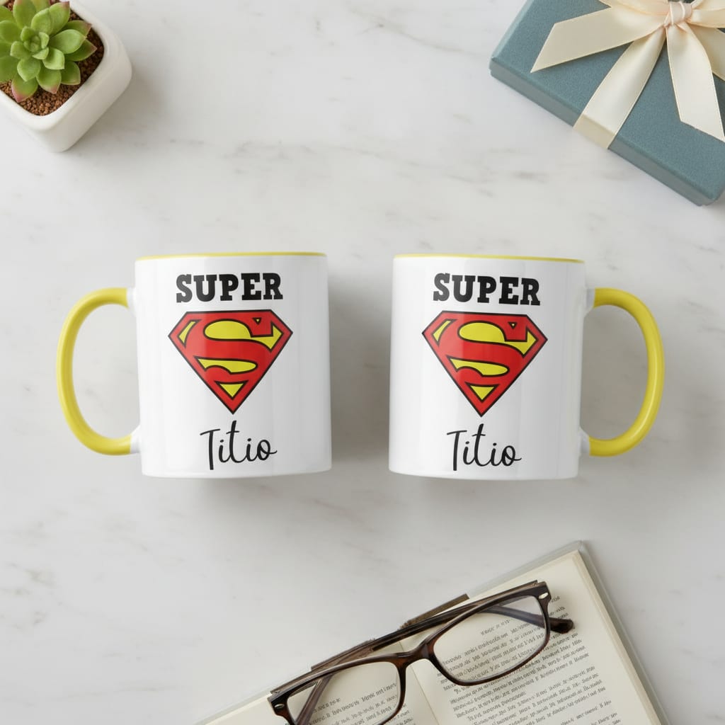 Caneca Presente Personalizado Para Para Tio Super Titio - Família (Tio)