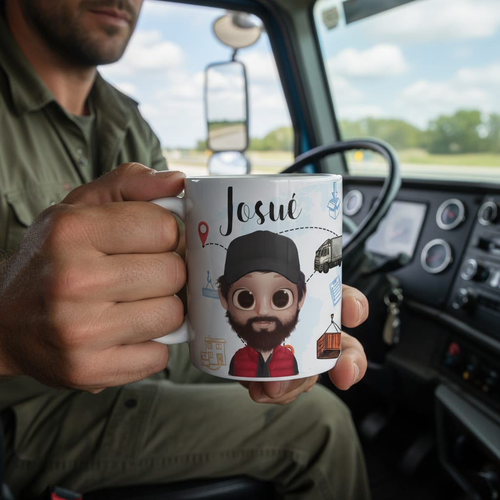 Caneca Presente Personalizado Posto de Coleta Logística