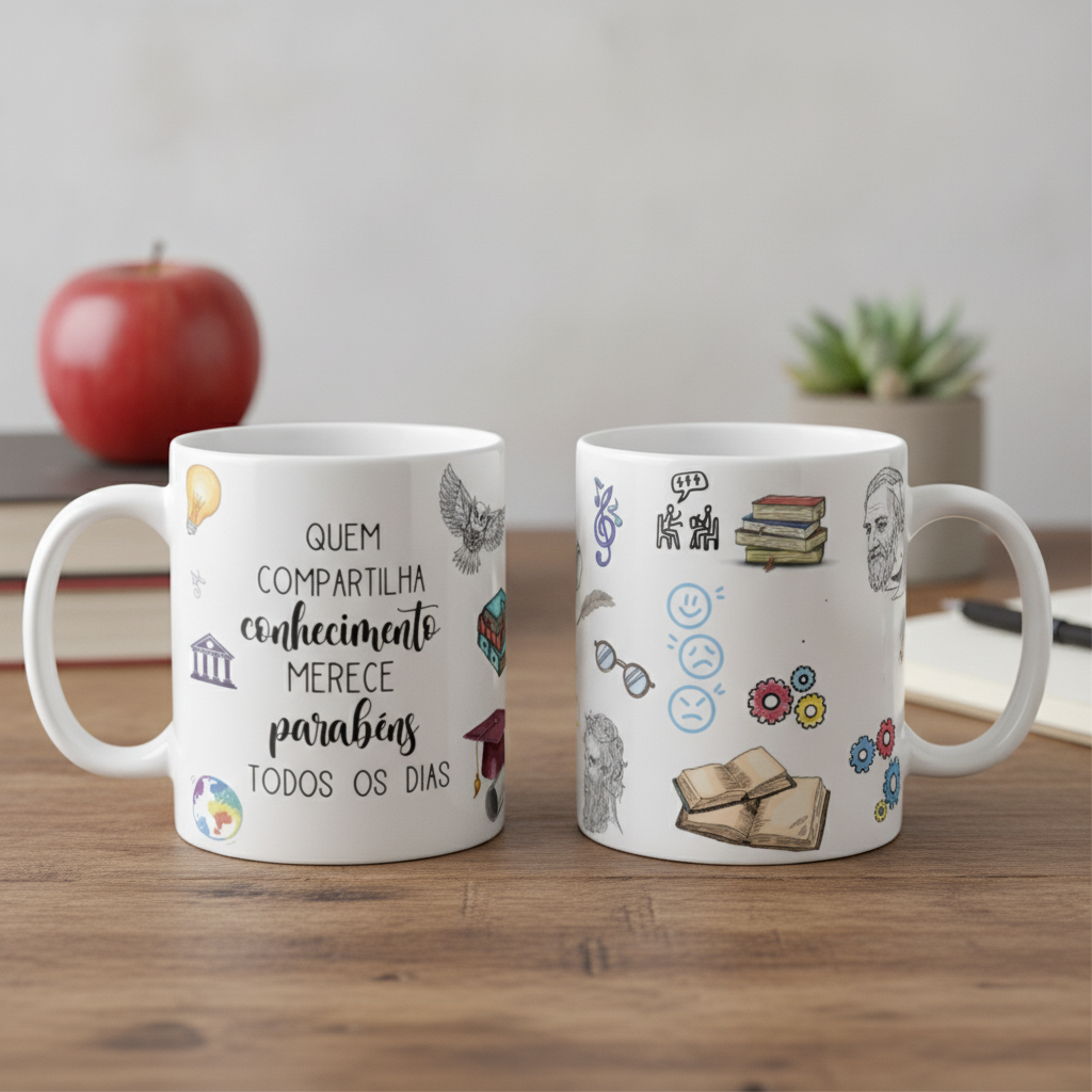 Caneca Presente Professor de Filosofia Pronta Entrega - Dia dos Professores (Professores)