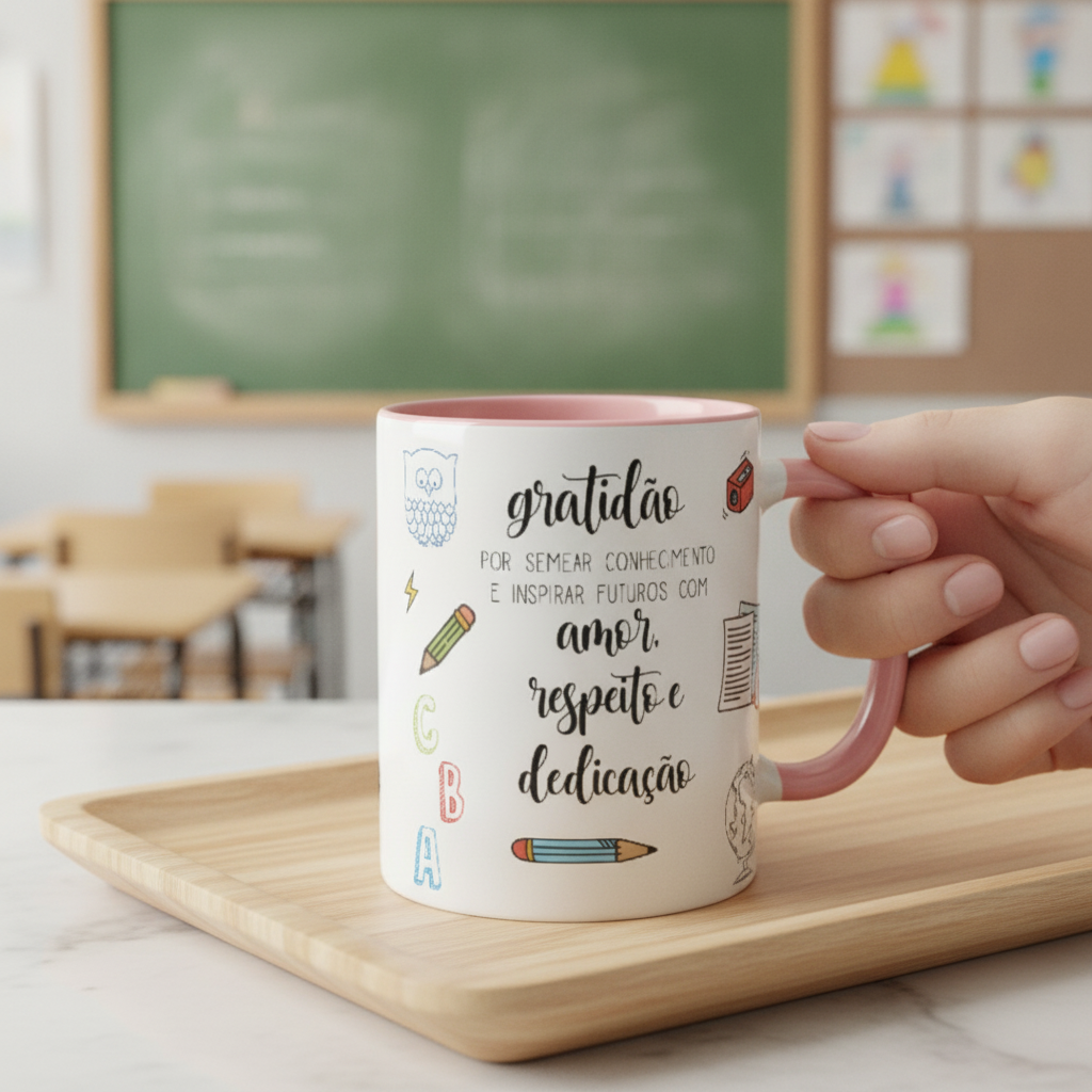 Caneca Presente Profissional Professores Agradecimento