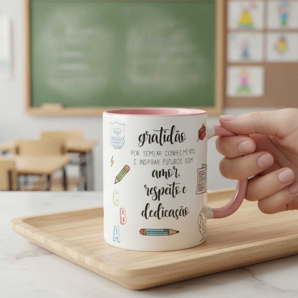 Caneca Presente Profissional Professores Agradecimento