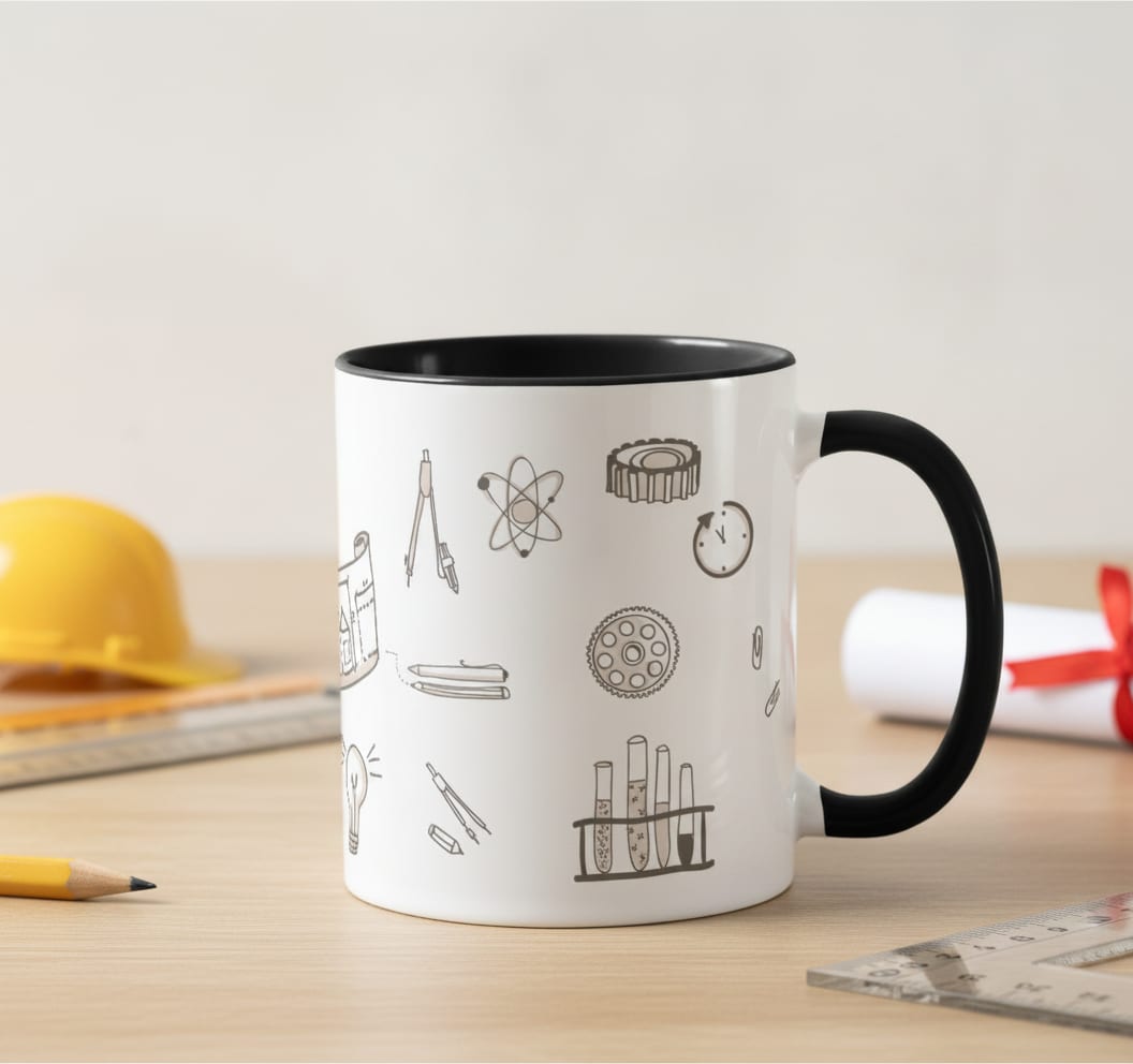 Caneca Profissão Engenharia Mecânica Presente Personalizada