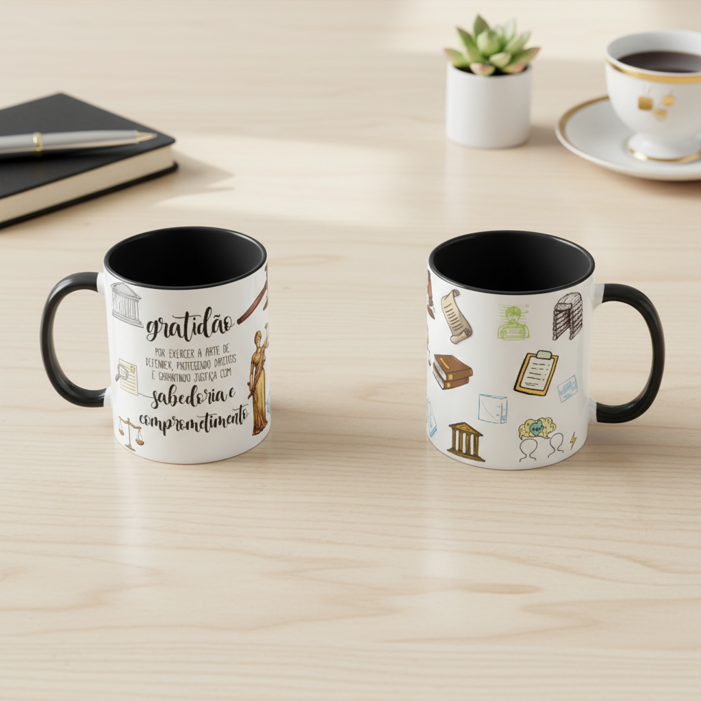 Caneca Profissão Homenagem Advocacia Presente Advogados