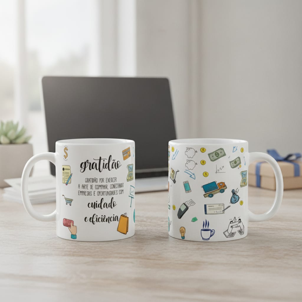 Caneca Profissão Operacional Presente Criativo Comprador