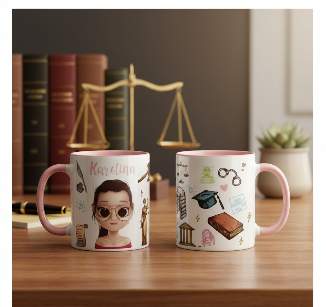 Caneca Profissão Presente Advogada Formatura Direito - Profissões (Advogada)
