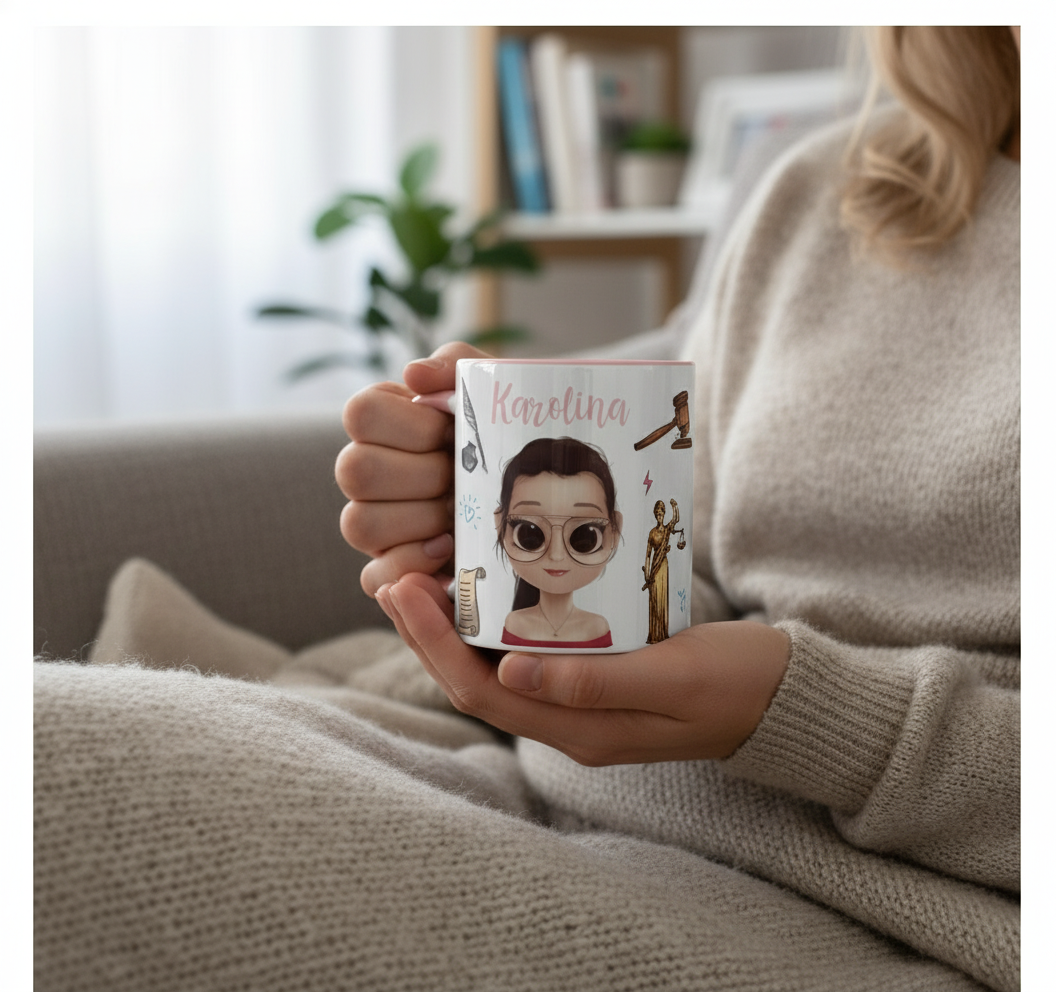 Caneca Profissão Presente Advogada Formatura Direito
