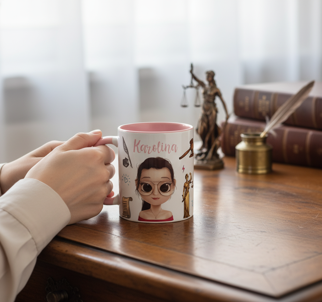 Caneca Profissão Presente Advogada Formatura Direito