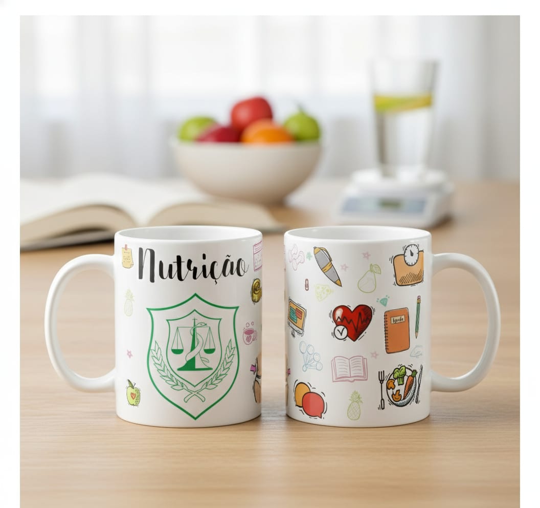 Caneca Profissão Presente Nutricionista Pronta Entrega - Profissões (Nutricionista)