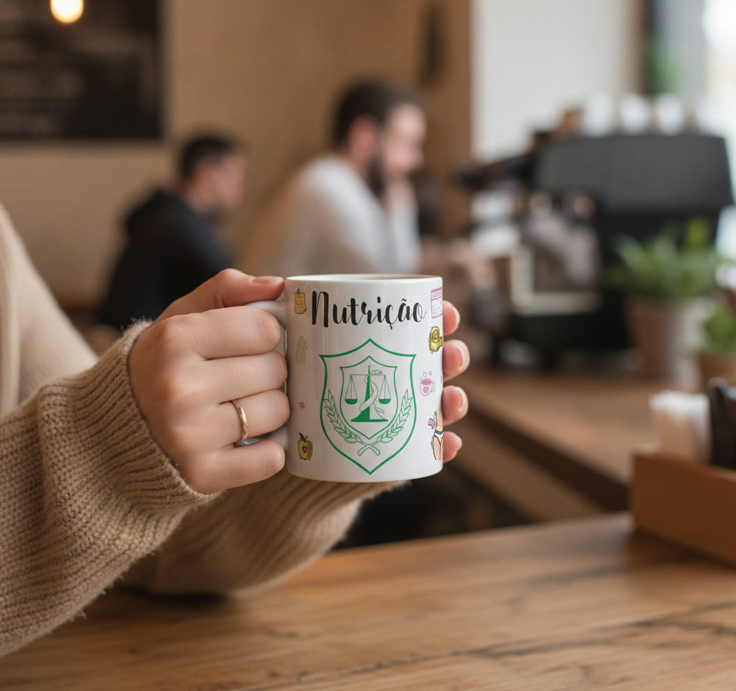Caneca Profissão Presente Nutricionista Pronta Entrega