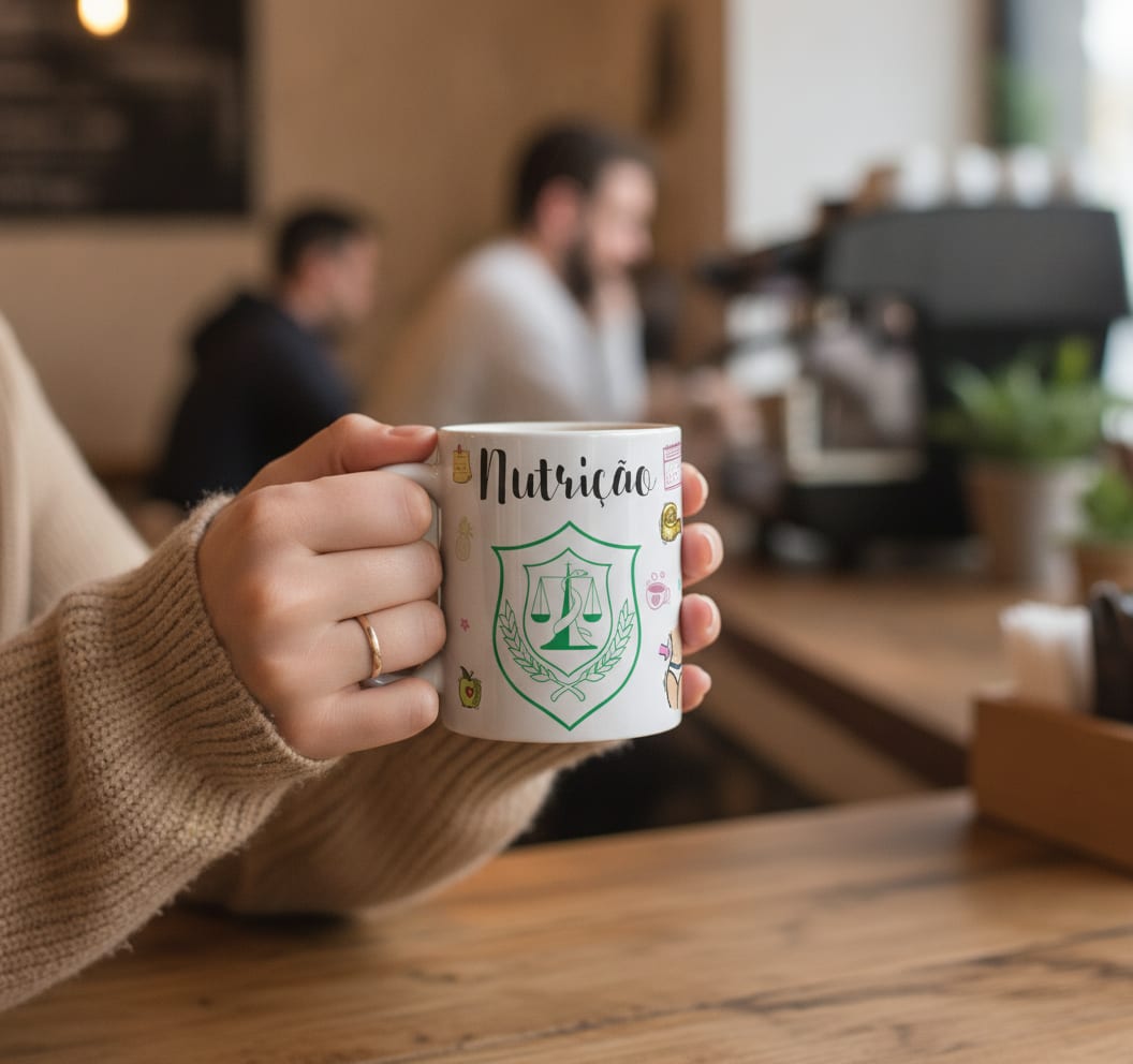 Caneca Profissão Presente Nutricionista Pronta Entrega
