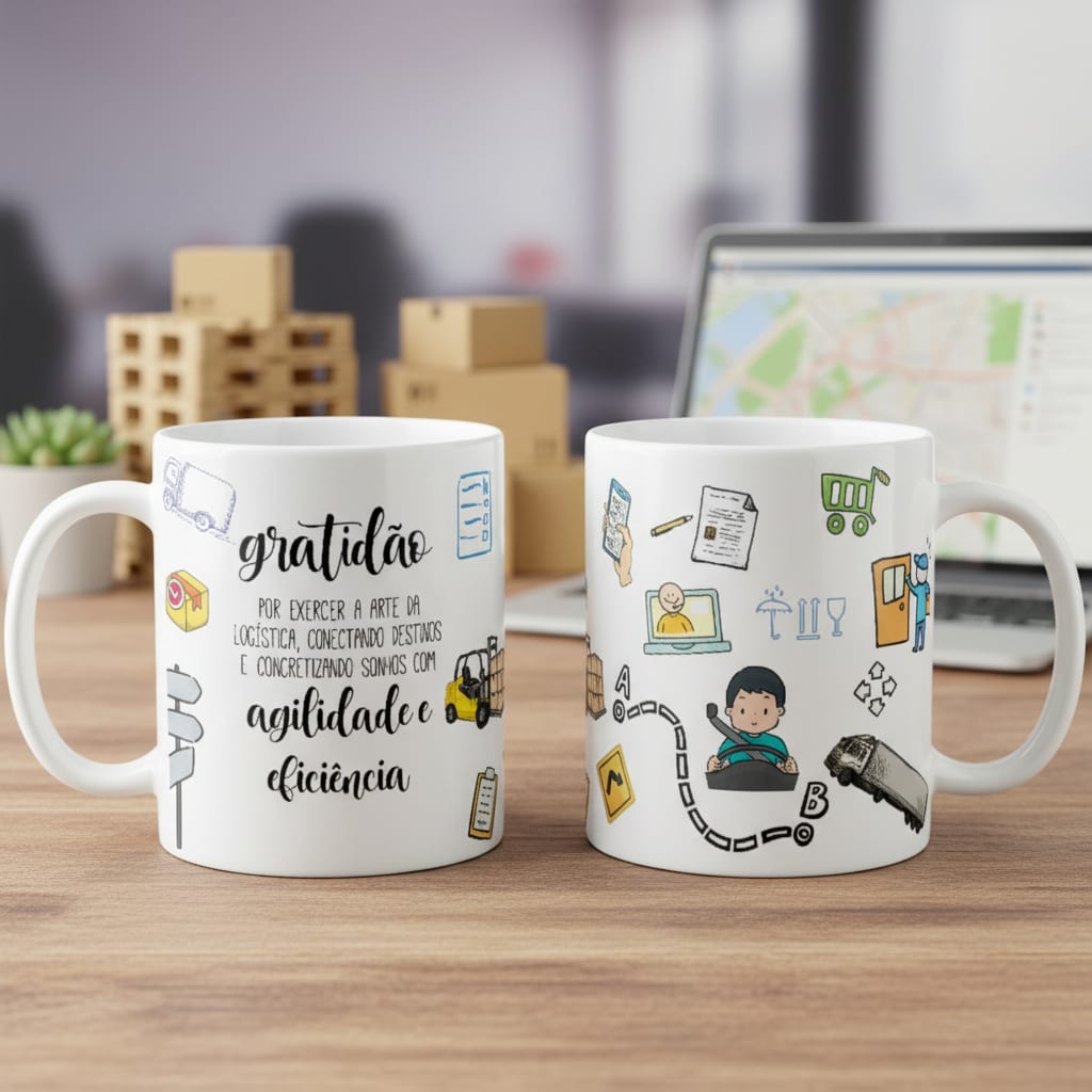Caneca Profissão Presente Profissionais Suprimento Logística - Profissões (Logistica)