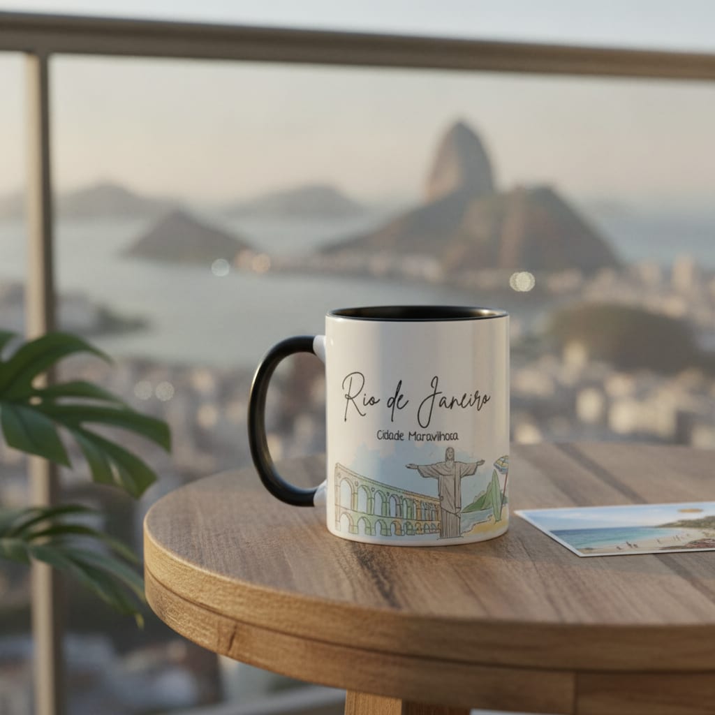 Caneca Rio de Janeiro Lembrança Cidade Maravilhosa - Outros (Rio de Janeiro)