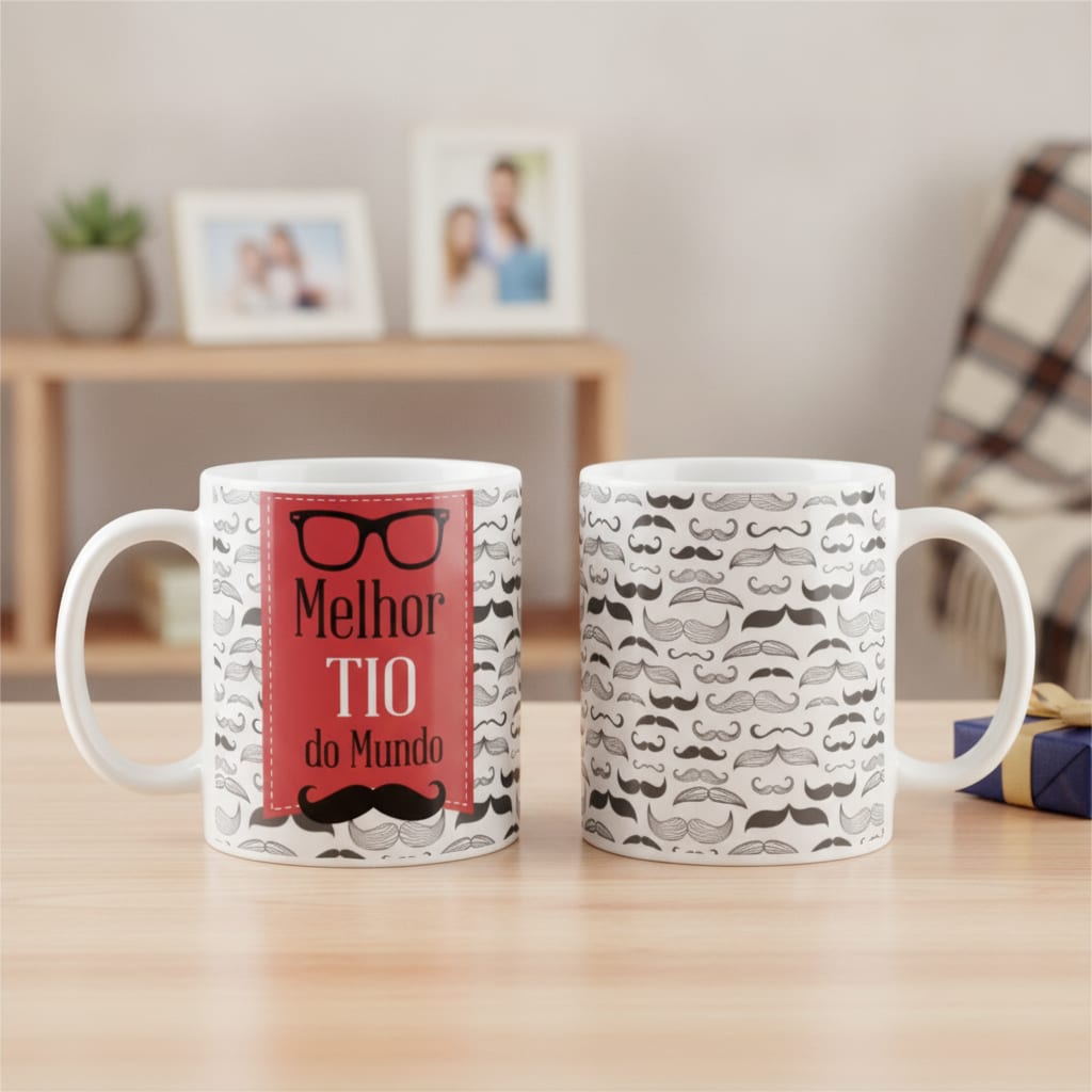Caneca Titio  melhor tio do mundo Presente Pronta Entrega - Família (Tio)
