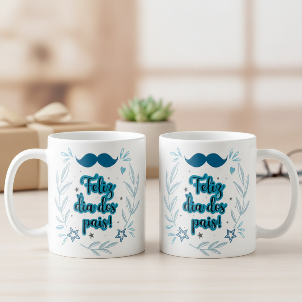 Canecas Personalizadas Lembrança Pai para Dia dos Pais - Família (Pai)