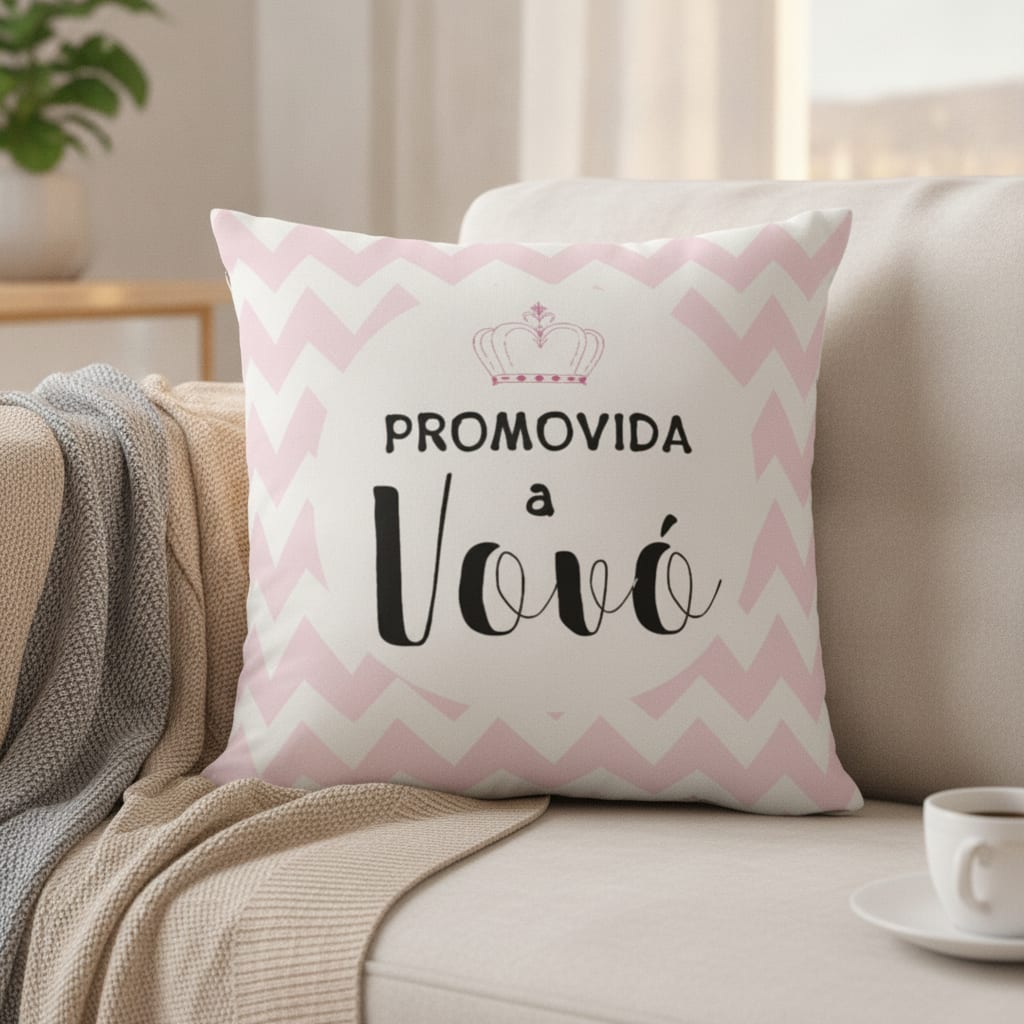 Conjunto 2 Almofadas Decorativas para Vovó e Vovô