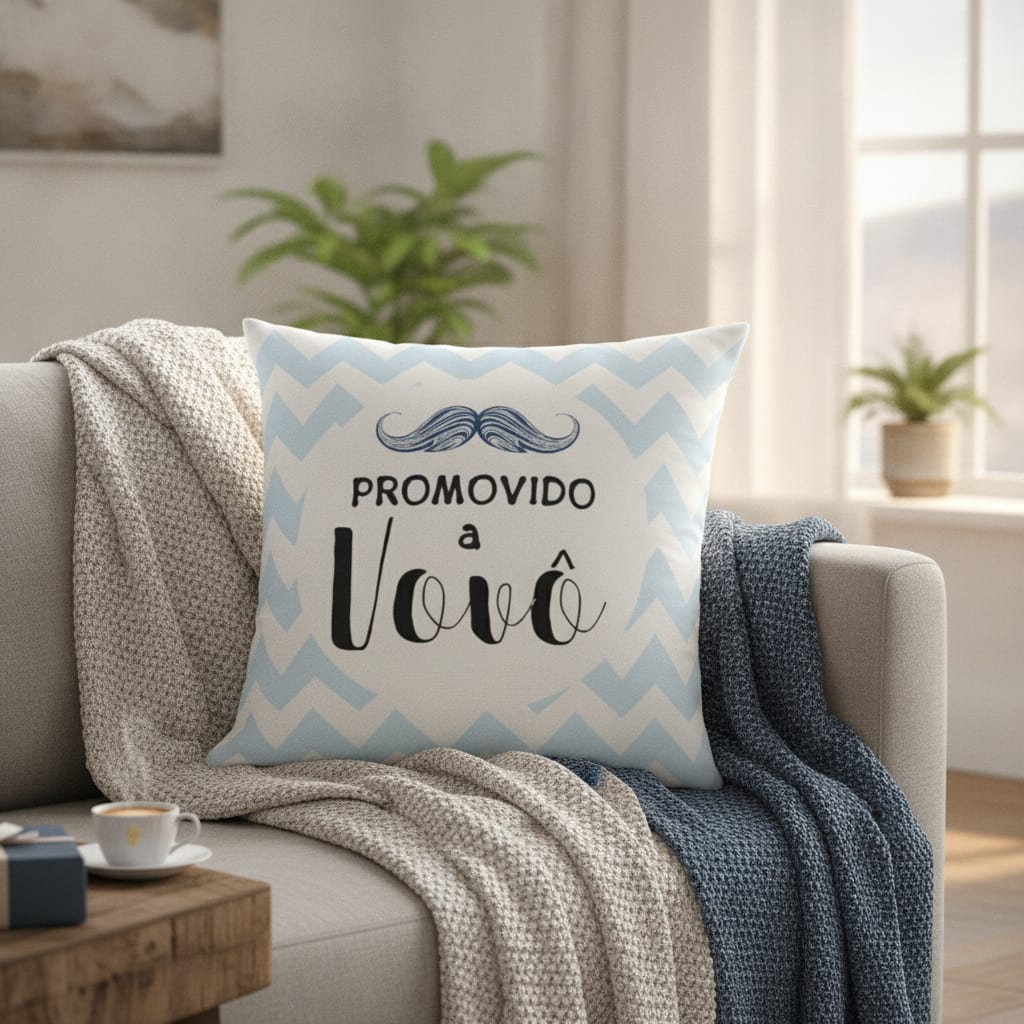 Conjunto 2 Almofadas Decorativas para Vovó e Vovô