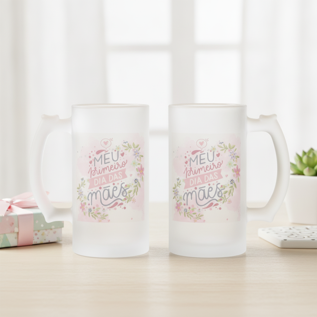 Copo Cerveja Chopp Presente Especial para Dia das Mães - Família (Mãe)