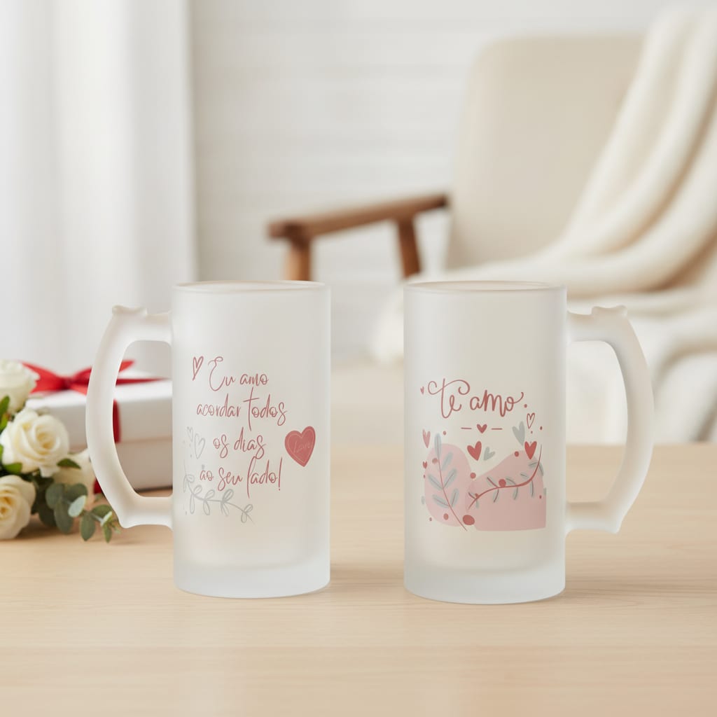 Copo de Cerveja Chopp Presente Especial para Casal - Outros (Casal)