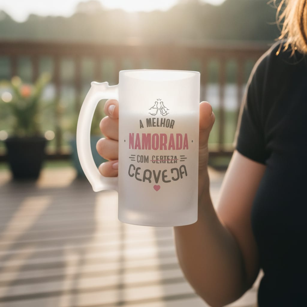 Copo de Cerveja Personalizado para Melhor Namorada