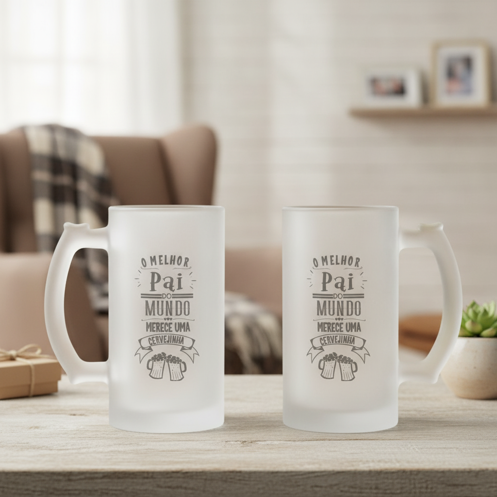 Copo Personalizada Chopp Cerveja Presente o Melhor Pai