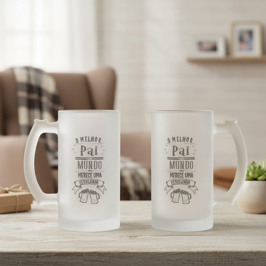 Copo Personalizada Chopp Cerveja Presente o Melhor Pai