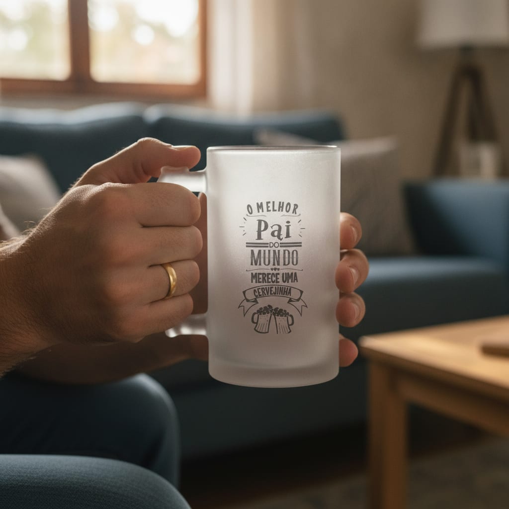Copo Personalizada Chopp Cerveja Presente o Melhor Pai