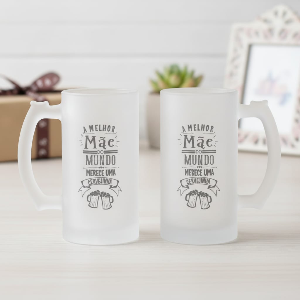 Copo Personalizado Cerveja Presente Melhor Mãe