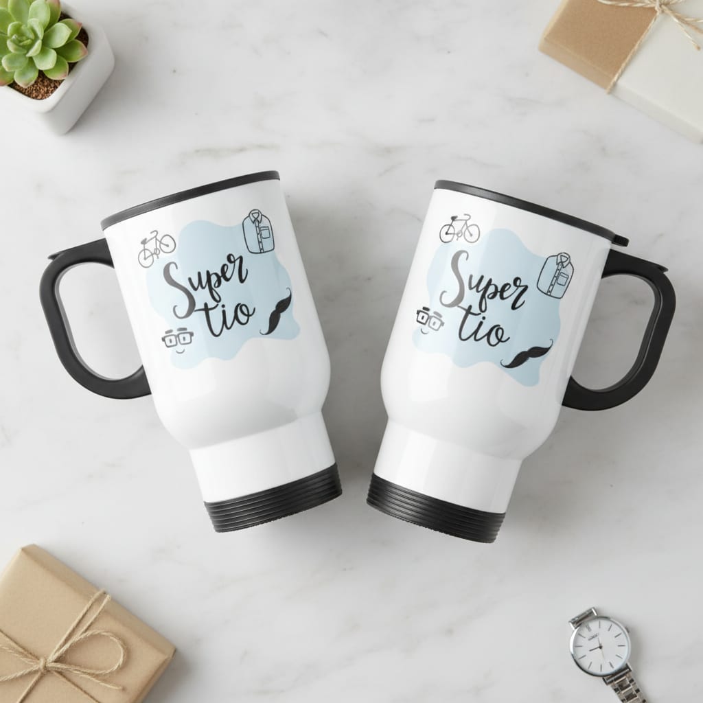Copo Térmico Especial Personalizado para Presentear Super Tio - Família (Tio)