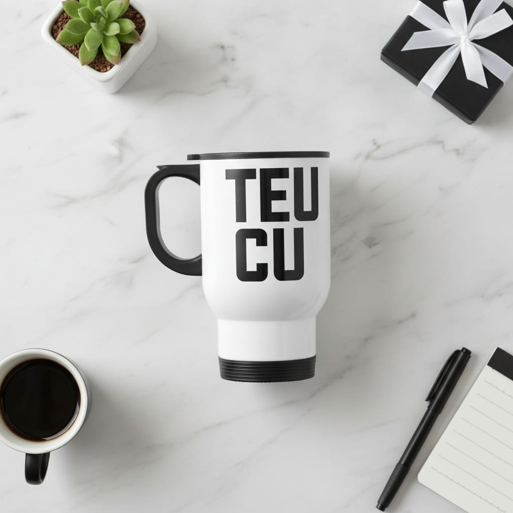 Copo Térmico Personalizado Presente Divertido Frase Teu Cu