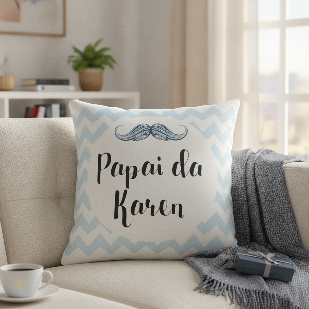 Kit 2 Almofadas Presente Familia Papai e Mamãe com Nomes
