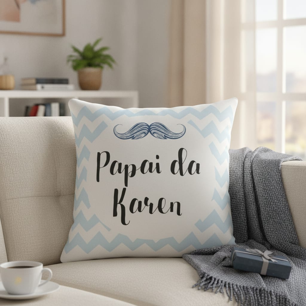 Kit 2 Almofadas Presente Familia Papai e Mamãe com Nomes