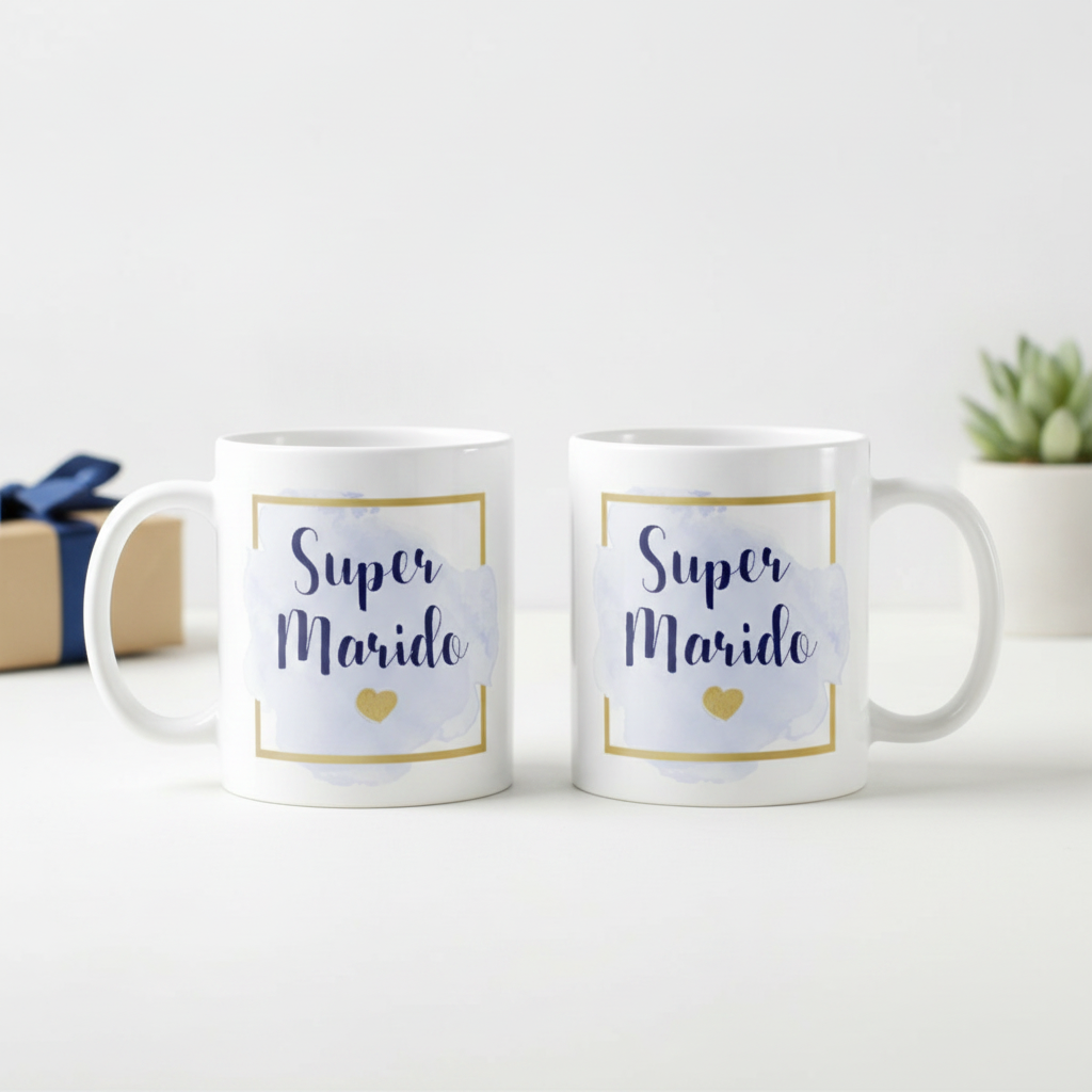 Kit 2 Canecas Personalizada Presente Casal Esposa E Esposo