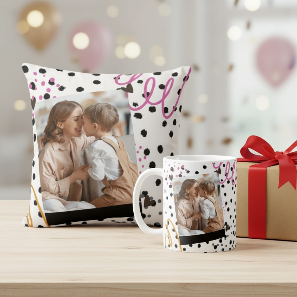 Kit Caneca e Almofada Personalizada Uso Exclusivo da Mamãe