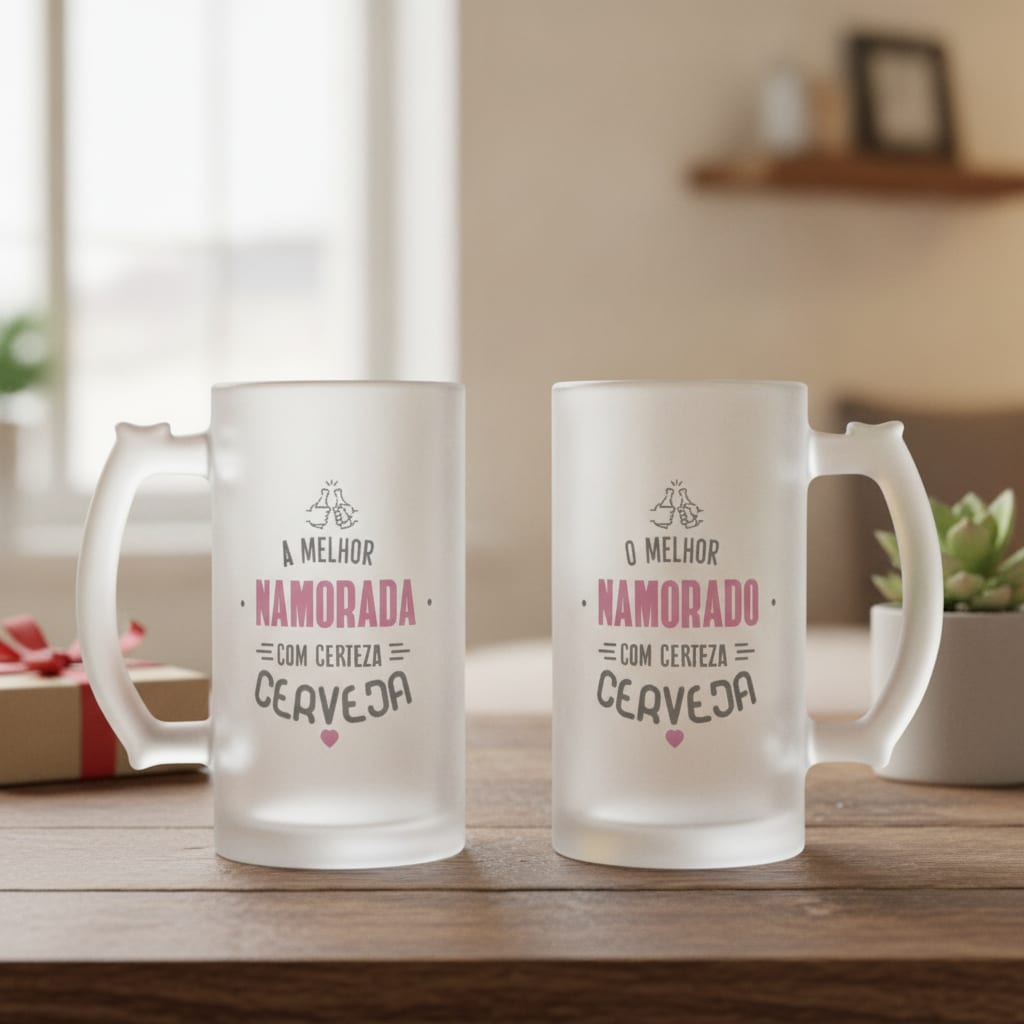 Kit Melhor Namorado e Melhor Namorada com Cerveja - Outros (Casal)
