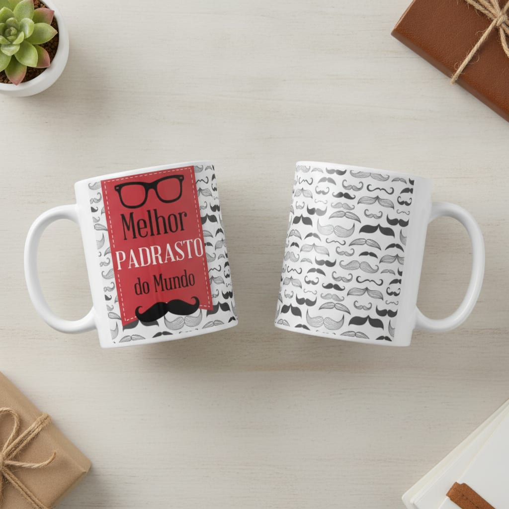 Kit Presente Criativo Dias Dos Pais Melhor Padrasto Do Mundo