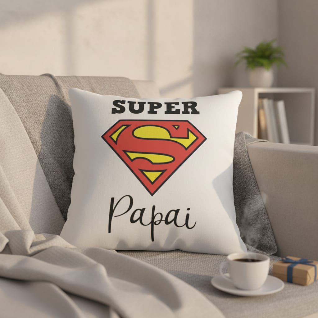 Kit Presente Criativo Personalizado Com Frase Super Papai
