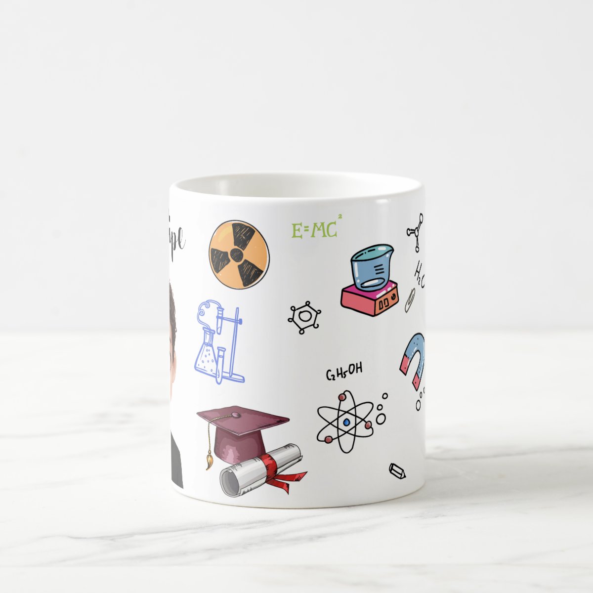 Kit Presente Químico Almofada Decorativa e Caneca Química
