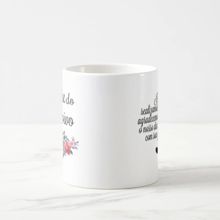 Kit 2 Canecas Personalizadas Para Casamento Pais Do Noivo