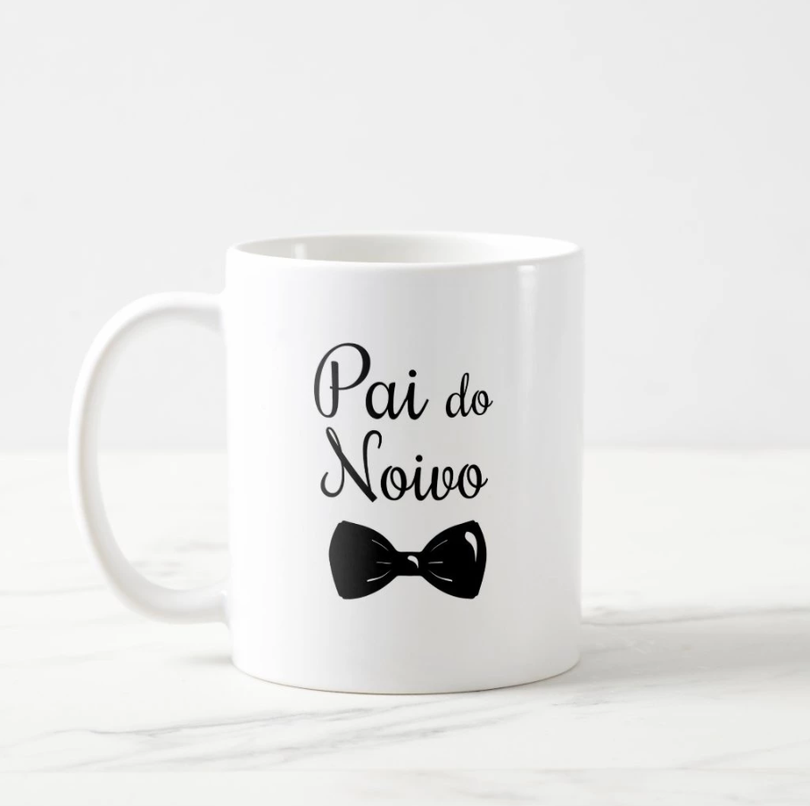 Kit 2 Canecas Personalizadas Para Casamento Pais Do Noivo
